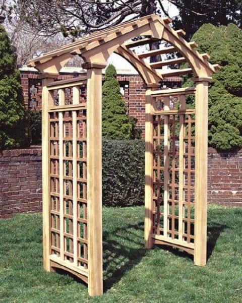 арка для сада