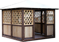 беседка на даче