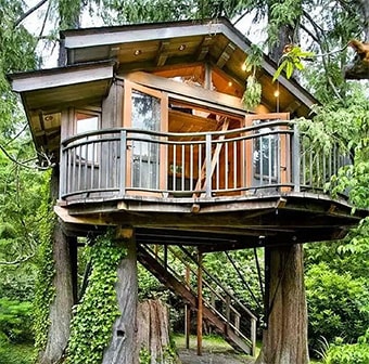 дачный дом из бруса