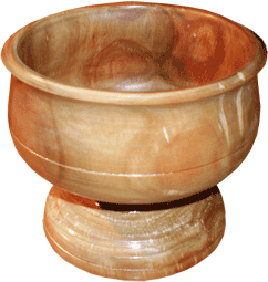 Деревянная конфетница из яблони