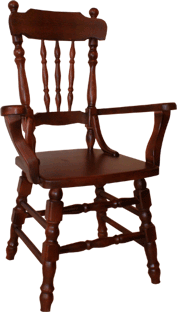 стул с подлокотниками на картинке