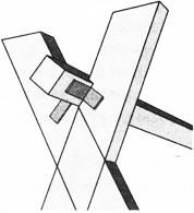 Крепление перекладины