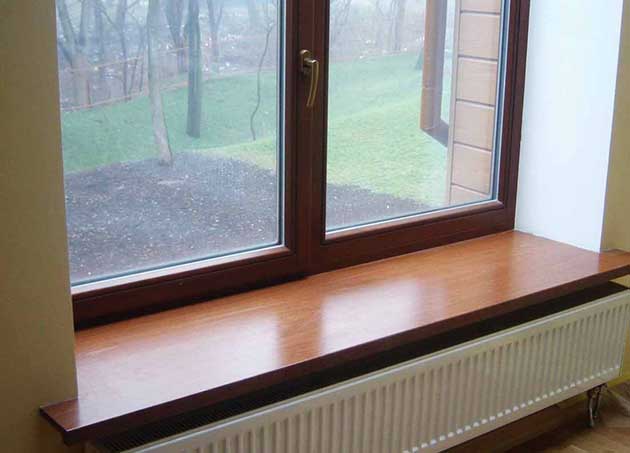 Деревянные подоконники для загородного дома в Ижевске