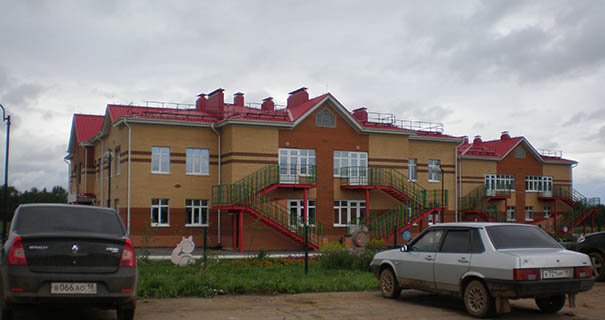 Красивый дизайн здания