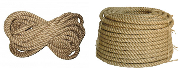 Джутовая веревка в строительстве