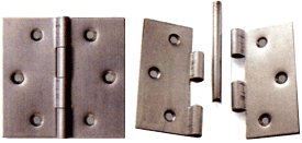 Плоская шарнирная петля с заделанным пальцем