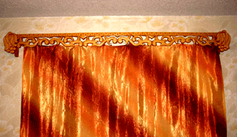 Гардина деревянная, материал липа