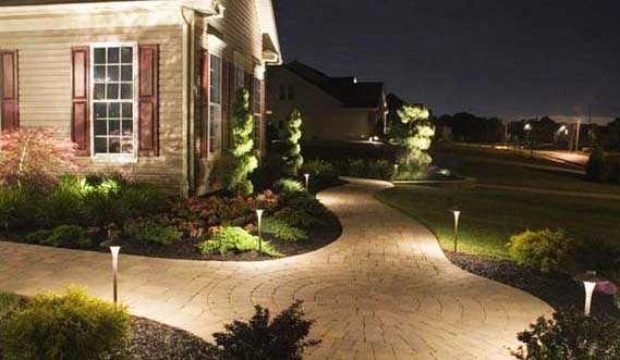 Украшаем участок светодиодами