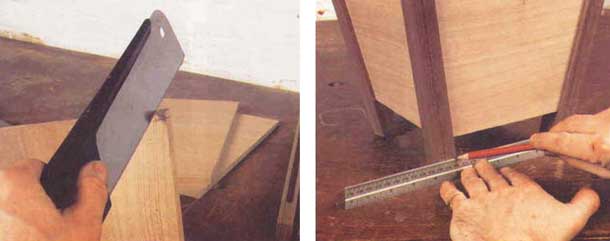 выемки в древесине