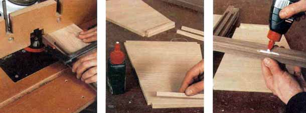 Собираем дошечки для корзины