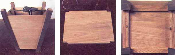 Сборка корзины из натурального дерева