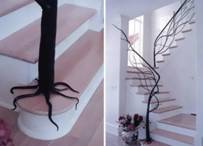 Кованые перила для дома