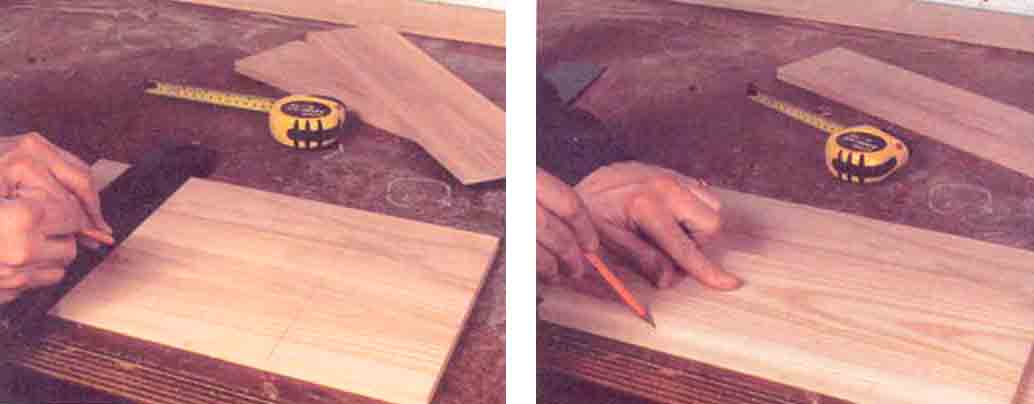 Распиловка досок для полки кухонной