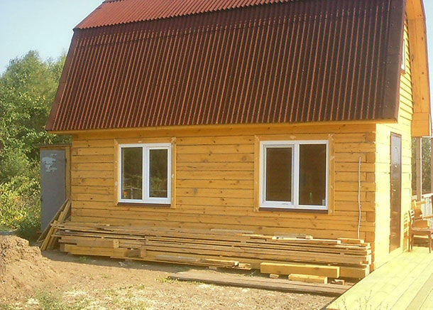 Деревянный дом из бруса