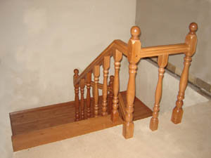 Деревянная лестница для дома