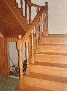 лестница для коттеджа