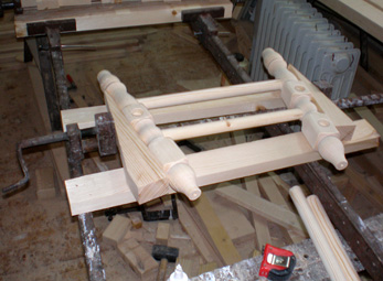 оборудование для сушки и склейки стула