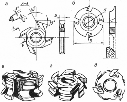 Насадные фрезы