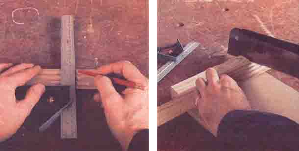 Делаем разметку древесины