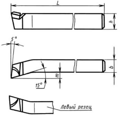 Резец для обработки материалов из древесины