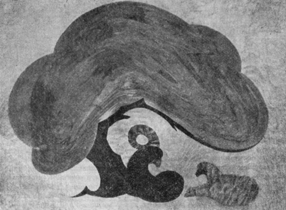 мозаика деревянная Полдень