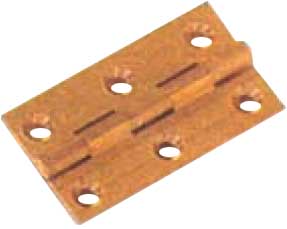 Цельнолатунные двухстворчатые торцевые петли