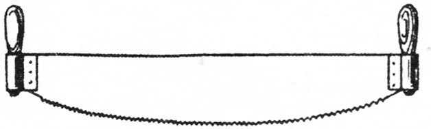 Пила поперечная двуручная