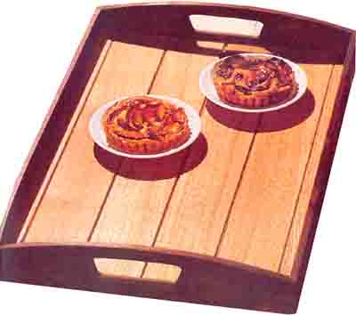 Поднос своими руками для дома и дачи