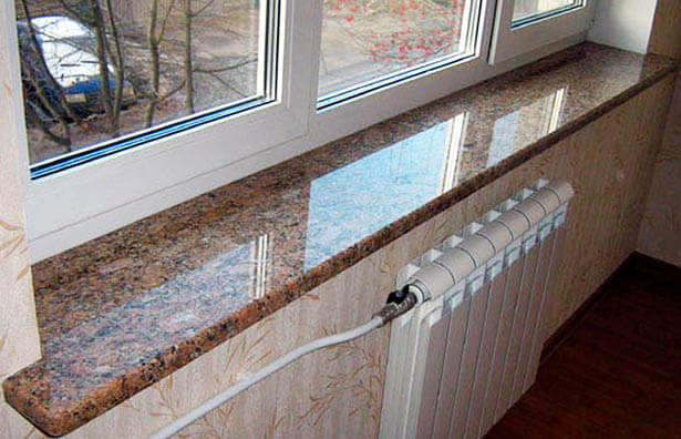 Подоконники из камня