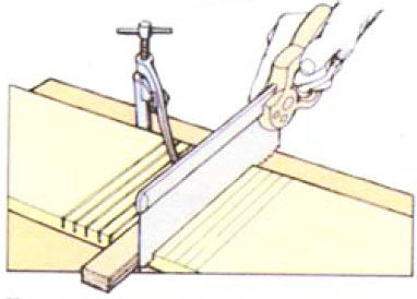 Выполнение пропилов вручную по древесине
