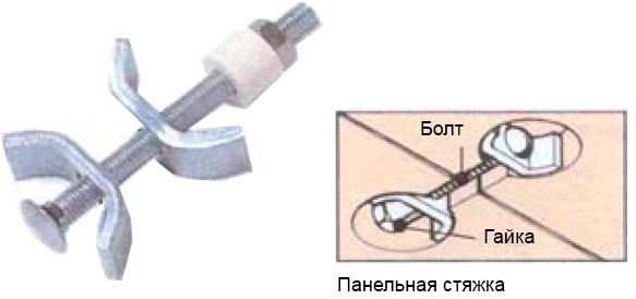 Тавровая гайка с винтом