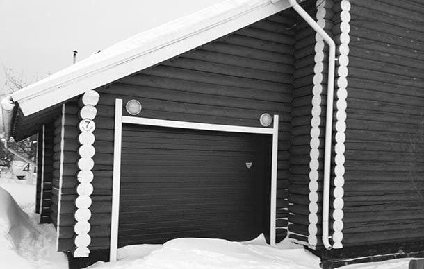 Ворота зимой