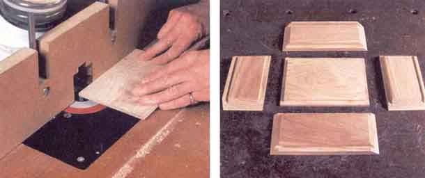 дно и четыре боковины деревянной шкатулки