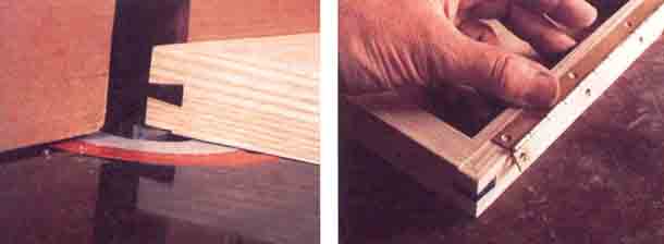 Сборка шкатулки в паз