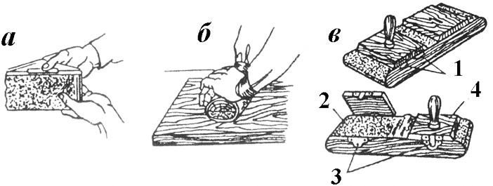Шлифование поверхности древесины