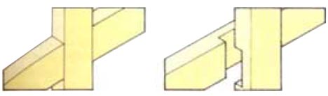 Поперечное соединение вполдерева