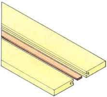 Соединение на рейку