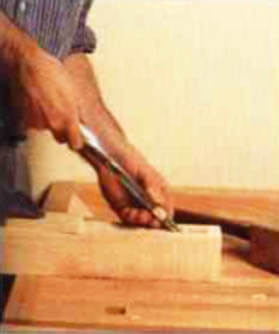 Работа долотом