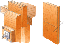 выстрогать на верстаке тонкие дощечки