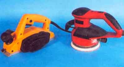 Электрорубанок и шлифмашина