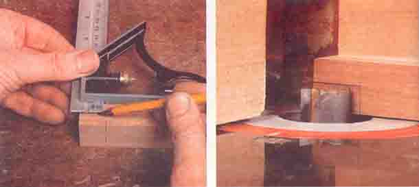 Измеряем древесину для стойки обувной