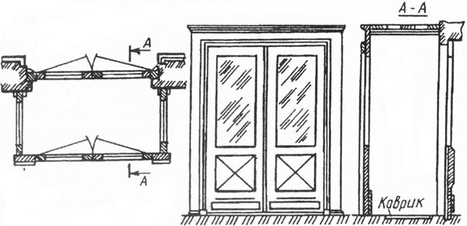 Тамбур с входной дверью