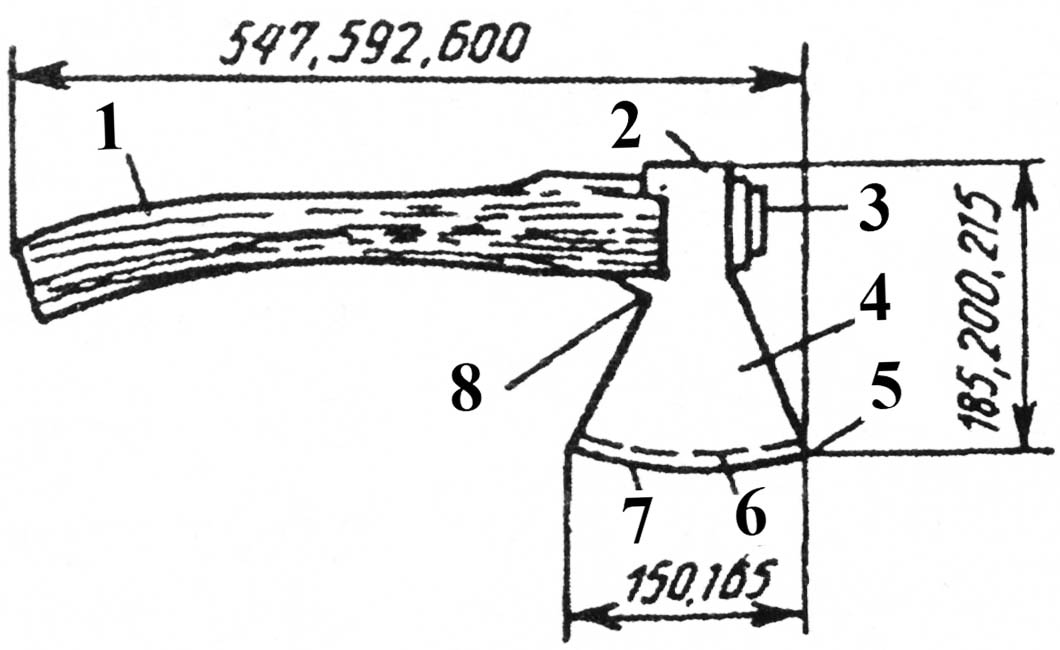 Топор для тески