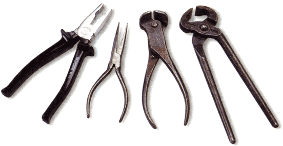 типы щипцов и клещей