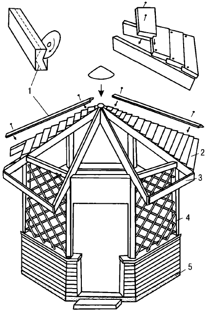 Почти готовая беседка