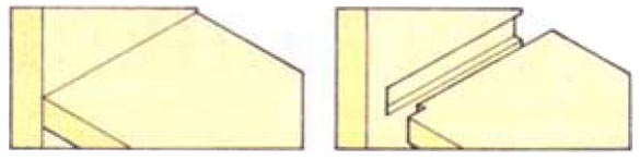 Непроходная врубка древесины