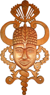 Маска изделие из дерева