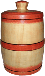 Бочонок из дерева липа