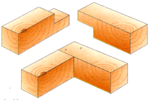 соединение в полдерева 