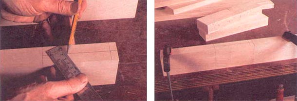 Выпилите детали рамы